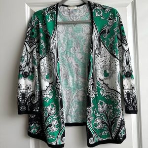 Chico’s Open Front Lightweight Cardigan/Shrug Size 2